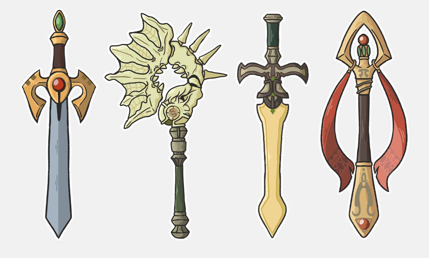 FE Weapon Charm/Stickers